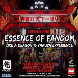 Essence of Fandom: Like a Dragon & Yakuza Experience Announced