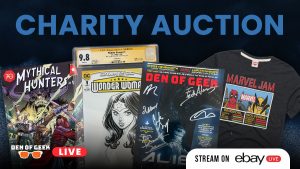 Den of Geek Hosts Charity Collectible Auction Featuring a Signed Alien: Romulus Mag and More From RSVLTS and Nacelle!